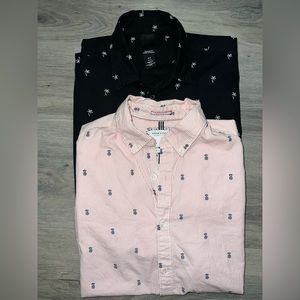 Men’s medium short sleeve button-ups